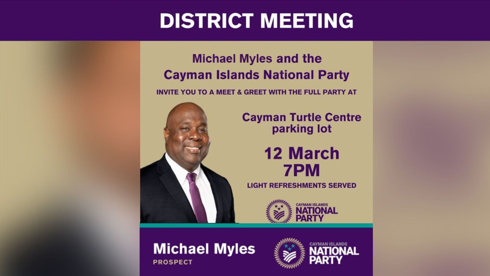 Michael Myles District Meeting 12 Mar 2025